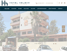 Tablet Screenshot of hotelheleni.com